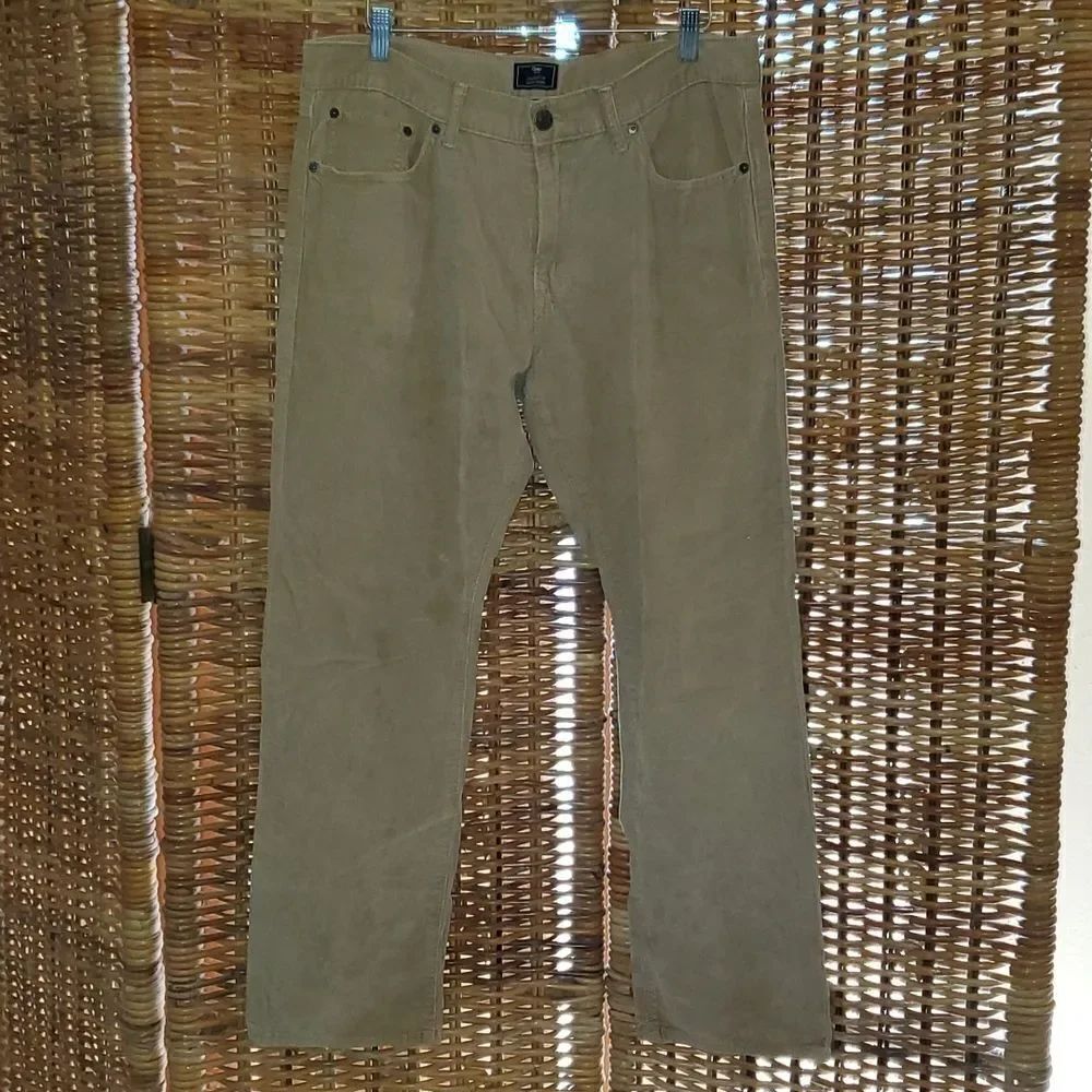 Gap Straight Fit Corduroy Pants 34 x 30